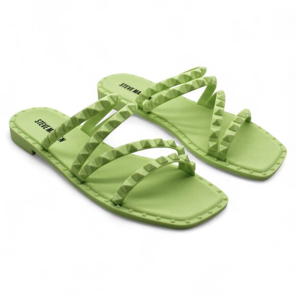 Skyler Womens Square Toe Slip on Flat Sandals - Picture 1 of 8